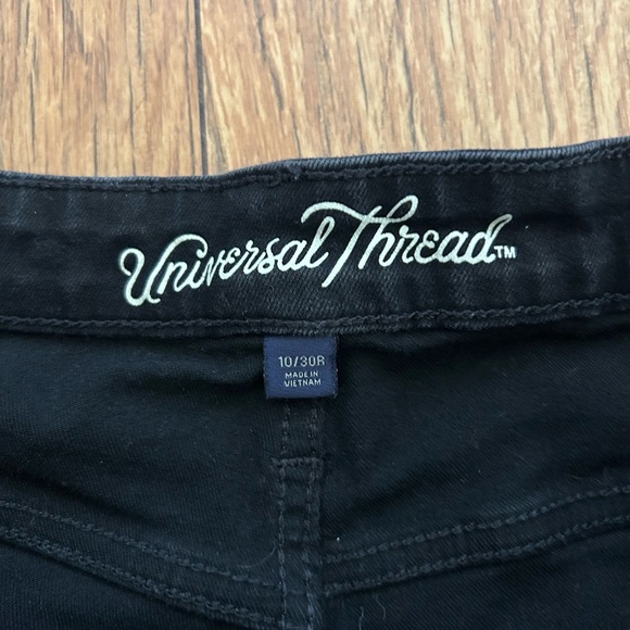 Black Distressed Women High Waist Jeans - Picture 7 of 9